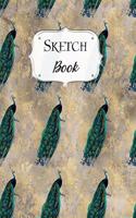 Sketch Book: Peacock Sketchbook Scetchpad for Drawing or Doodling Notebook Pad for Creative Artists #6