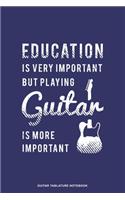 Guitar Tablature Notebook: Guitar Graphic Instrument Guitar Tablature Notebook / Journal Guitarist Gift (6 x 9 - 120 Guitar Tab Pages)