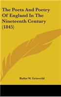 Poets And Poetry Of England In The Nineteenth Century (1845)