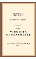 Peyton, Of England And Virginia