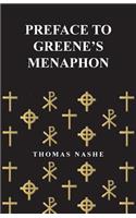 Preface to Greene's Menaphon