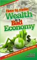 HOW TO MAKE WEALTH IN A BAD ECONOMY -Secrets the Wealthy don't want you to Know: (How to Make Wealth in a Bad Economy -Secrets the Wealthy Don't Want You to Know)