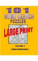 101 Large Print Word Searches