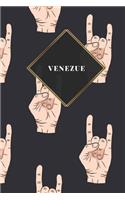 Venezue: Carnet de voyage ligné - Journal de voyage pour hommes et femmes avec lignes