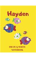 Hayden Draw & Write Notebook