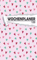 Wochenplaner vintage Herz: Eleganter Terminplaner I DIN A5 I 120 Seiten I Undatiert I Wochenkalender I Organizer für Schule, Uni und Büro(1 Kunstvolle Wochenplaner)