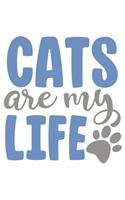 Cats Are My Life: Weekly Planner 2020, Organizer With Notes, Great Productivity Gift For Busy Professionals, New Employees, Workplace Office Gift