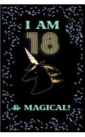 Unicorn I Am18 Notebook Birthday Gift