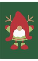Christmas Gnome, Christmas Notebook Kids, Lined Journal/Notes Christmas (Type 6)