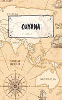 Guyana: Dotted Travel Diary Notebook or Journey Dotted Grid Journal - Holiday Trip Pocketbook for Men and Women with Dots