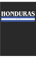 Notebook: Honduras Gift Dot Grid 6x9 120 Pages