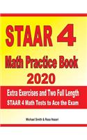 STAAR 4 Math Practice Book 2020