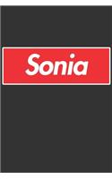 Sonia: Sonia Planner Calendar Notebook Journal, Personal Named Firstname Or Surname For Someone Called Sonia For Christmas Or Birthdays This Makes The Perf