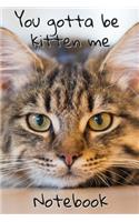 You Gotta Be Kitten Me Notebook