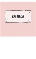 Grenada: Ruled Travel Diary Notebook or Journey Journal - Lined Trip Pocketbook for Men and Women with Lines