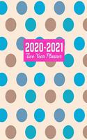 2020-2021 Two Year Planner: Trendy Daily Weekly Monthly 2020-2021 Planner Organizer, Agenda, Schedule and To Do List Journal - Art Cover 00023190