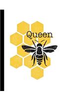 Honeycomb Queen Bee Composition Notebook