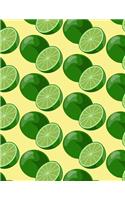Lemon Notebook: Lime Fruit Journal Book Ruled Lined Page For Kids Teen Girl Women Lady Men Cooking Lover Cooker Chef Great For Writing Kitchen Diary School College (3 Lemon Notebook)
