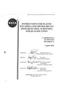 Instructions for Plastic Encapsulated Microcircuit(pem) Selection, Screening and Qualification.