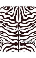 Notebook: 8" x 10", For Writing, Journaling, & Notes, 100 Pages, Animal Hides-12, [Classic Notebook]