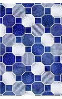 Bullet Journal Notebook Dotty Hexagon Pattern 12