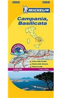 Campania - Michelin Local Map 362: Map