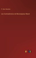 Les Contradictions de Monseigneur Maret