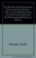Die Realitat Der Rechtsnorm