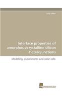 Interface properties of amorphous/crystalline silicon heterojunctions