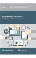 Reifegradmodell zur digitalen Kundeninteraktion im Internet