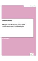 Die glaziale Serie und die darin auftretenden Bodenbildungen
