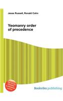 Yeomanry Order of Precedence