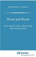 Person Und Dasein