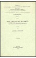 Philoxène de Mabbog. Lettre aux moines de Senoun