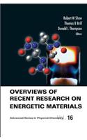 Overviews of Recent Research on Energetic Materials