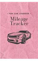Mileage Tracker for Car Notebook