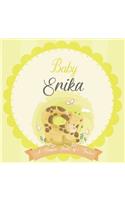 Baby Erika A Simple Book of Firsts: A Baby Book and the Perfect Keepsake Gift for All Your Precious First Year Memories and Milestones