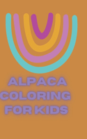 Alpaca Coloring for Kids