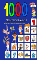 1000 Nederlands Maleis geïllustreerd tweetalig woordenschatboek: Kleurrijke editie