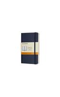 Moleskine Sapphire Blue Pocket Ruled Notebook Soft
