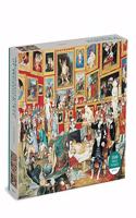 Tribuna of the Uffizi Meowsterpiece of Western Art 1500 Piece Puzzle