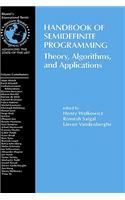 Handbook of Semidefinite Programming: Theory, Algorithms, and Applications