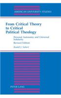 From Critical Theory to Critical Political Theology