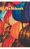Notebook: Notebook / Diary With Colored Cover - Wide Ruled Line Paper