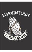 Eiskunstlauf Ist Meine Religion: DIN A5 6x9 I 120 Seiten I Punkteraster I Notizbuch I Notizheft I Notizblock I Geschenk I Geschenkidee