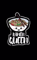 Ramen Queen: Blank Paper Sketch Book - Artist Sketch Pad Journal for Sketching, Doodling, Drawing, Painting or Writing