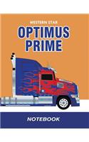Western Star Optimus Prime Notebook