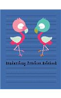 Handwriting Practice Notebook: Journal Composition Notebook with Blank Lined Writing Letters & Words Sheet for Preschool or Kindergarten K-3 Grade Students, Workbook for Kids Colo