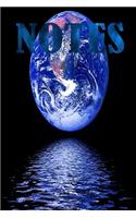 Notes: World Earth Notebook, Journal, Diary size 6x9