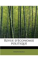 Revue D'Economie Politique